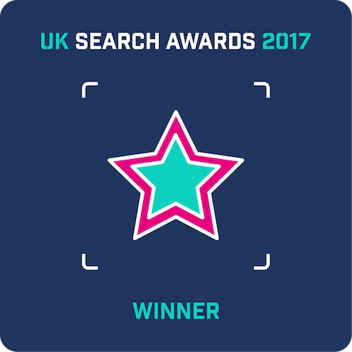 uk search awards winner 2017 logo