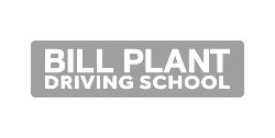 bill plant driving school brand logo