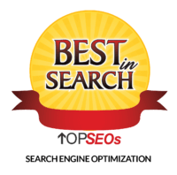 TOPSEOs best in search award logo