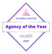 ad world masters agency of the year 2020 silver logo