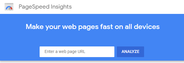 Page Speed Insights Tool