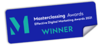 effective digital marketing awards 2021 masterclassing awards winner logo