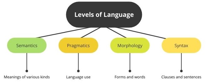 Levels of language diagram