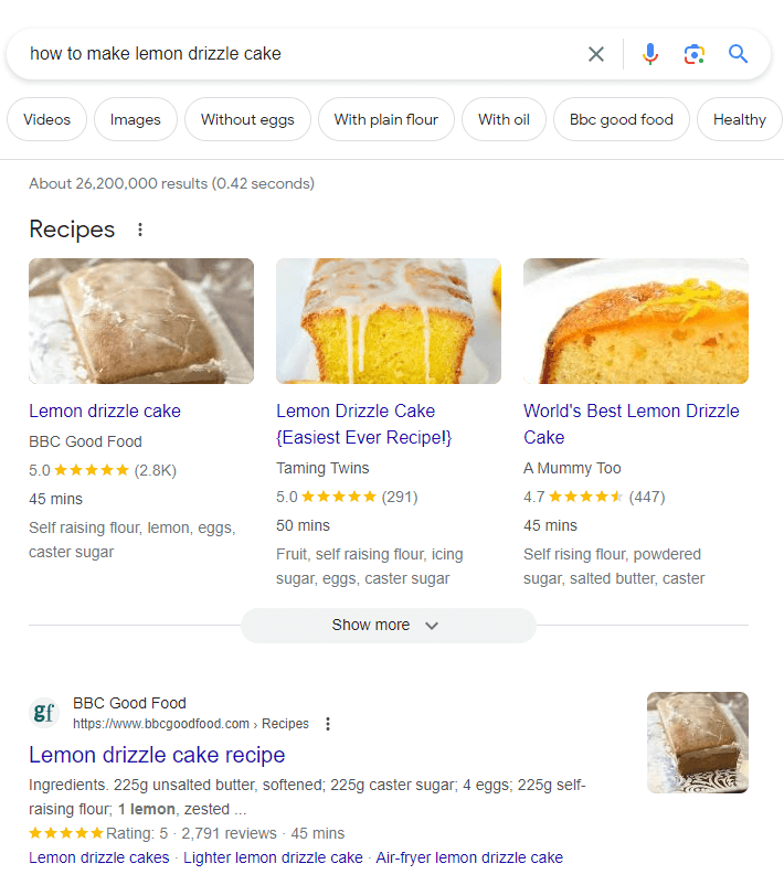 how to make lemon drizzle cake search